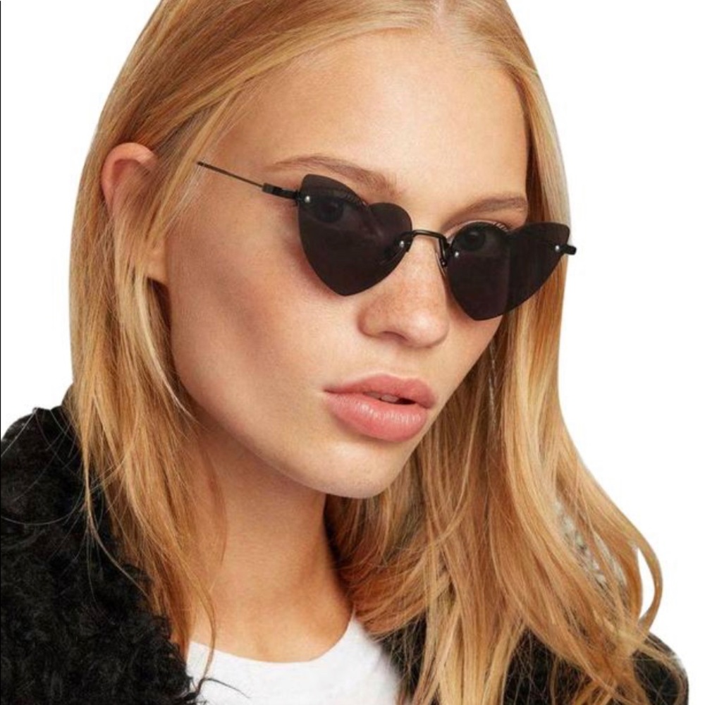 Lou Lou 50mm Heart Sunglasses